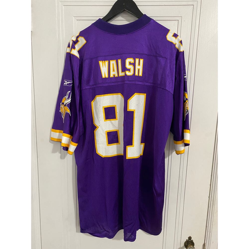 Throwback Chris Walsh Minnesota Vikings Jersey Size XL